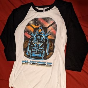 Osees Wax Face Robot long sleeve baseball shirt